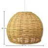 Lampa sufitowa z rattanu - lampa wisząca w stylu boho Bali - Paon image 7