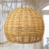 Lampa sufitowa z rattanu - lampa wisząca w stylu boho Bali - Paon image 7