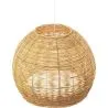 Lampa sufitowa z rattanu - lampa wisząca w stylu boho Bali - Paon image 7
