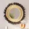Lustro ścienne - Okrągły wzór Boho Bali Bali (60 cm) - Bioe image 7
