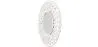 Lustro ścienne - Okrągły wzór Boho Bali White (60 cm) - Lenai image 7