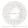 Lustro ścienne - Okrągły wzór Boho Bali White (60 cm) - Lenai image 7