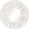 Lustro ścienne - Okrągły wzór Boho Bali White (60 cm) - Lenai image 7