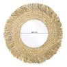 Lustro ścienne - okrągły wzór Boho Bali (60 cm) - Rewu image 7