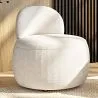 Fotel Modern Design - tapicerowany tkaniną bouclé - Melanie image 7