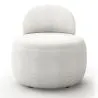 Fotel Modern Design - tapicerowany tkaniną bouclé - Melanie image 7