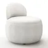Fotel Modern Design - tapicerowany tkaniną bouclé - Melanie image 7
