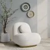 Fotel tapicerowany tkaniną bouclé - Larry image 7