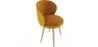 Designerski fotel - tapicerowany aksamitem - Yuna image 7