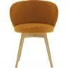 Designerski fotel - tapicerowany aksamitem - Yuna image 7