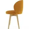 Designerski fotel - tapicerowany aksamitem - Yuna image 7