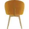 Designerski fotel - tapicerowany aksamitem - Yuna image 7