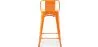 Stołek barowy z oparciem - Design przemysłowy - 60cm - New Edition - Stylix image 7