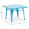 Stolik dziecięcy - Wzór przemysłowy - Metal - 60cm - New Edition - Stylix image 7
