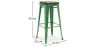 Stołek barowy - Industrial Design - Wood & Steel - 76 cm - New Edition- Stylix image 7