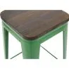 Stołek barowy - Industrial Design - Wood & Steel - 76 cm - New Edition- Stylix image 7