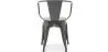 Krzesło do jadalni z podłokietnikami - Industrial Design - Steel - New Edition - Stylix image 7
