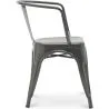 Krzesło do jadalni z podłokietnikami - Industrial Design - Steel - New Edition - Stylix image 7
