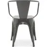 Krzesło do jadalni z podłokietnikami - Industrial Design - Steel - New Edition - Stylix image 7