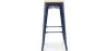 Stołek barowy - Wzór przemysłowy - Drewno & stal - 76cm - Nowa edycja - Stylix image 7