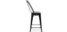 Stołek barowy z oparciem - Industrial Design - 60cm - New Edition - Stylix image 7