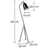 Lampa podłogowa Tripod Design - Lampa do salonu - Hopper image 7