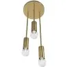 Złota lampa sufitowa - Lampa wisząca 3-ramienna - Troy image 7