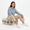 Pufa Siedzenie w stylu Boho Bali - Adelaida image 7