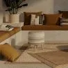 Stołek z okrągłą pufą - styl boho bali - Ivy image 7