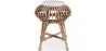 Rattanowy stołek barowy - Styl Boho Bali - Lera image 7