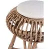 Rattanowy stołek barowy - Styl Boho Bali - Lera image 7
