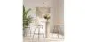 Rattanowy stołek barowy - styl boho bali - taca image 7