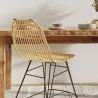 Rattanowe krzesło do jadalni - Styl Boho Bali - Prena image 7