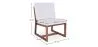 Drewniany fotel do salonu - Boho Bali Design Chair - Glan image 7