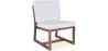 Drewniany fotel do salonu - Boho Bali Design Chair - Glan image 7