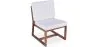 Drewniany fotel do salonu - Boho Bali Design Chair - Glan image 7