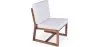 Drewniany fotel do salonu - Boho Bali Design Chair - Glan image 7