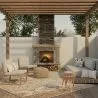 Drewniany fotel do salonu - Boho Bali Design Chair - Glan image 7