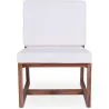 Drewniany fotel do salonu - Boho Bali Design Chair - Glan image 7