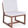 Drewniany fotel do salonu - Boho Bali Design Chair - Glan image 7