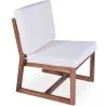 Drewniany fotel do salonu - Boho Bali Design Chair - Glan image 7