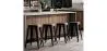 Stołek barowy - Industrial Design - Matte Steel - 60cm - New Edition - Stylix image 7