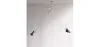 Lampa sufitowa z lampką biurkową - Lampa wisząca - 2 ramiona - Pats image 7