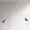 Lampa sufitowa z lampką biurkową - Lampa wisząca - 2 ramiona - Pats image 7
