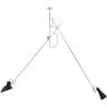 Lampa sufitowa z lampką biurkową - Lampa wisząca - 2 ramiona - Pats image 7