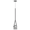Lampa sufitowa - Lampa wisząca - Skóra i szkło - Bim image 7