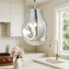 Lampa sufitowa ze szkła - Kinkiet - Projekt lampy - Vera image 7