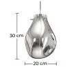 Lampa sufitowa ze szkła - Kinkiet - Projekt lampy - Vera image 7