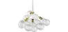 Lampa sufitowa z kryształowymi kulkami - Lampa wisząca w stylu nowoczesnym - 12 kul - Glaub image 7