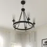 Lampa sufitowa - Lampa wisząca - Świecznik - Loney image 7